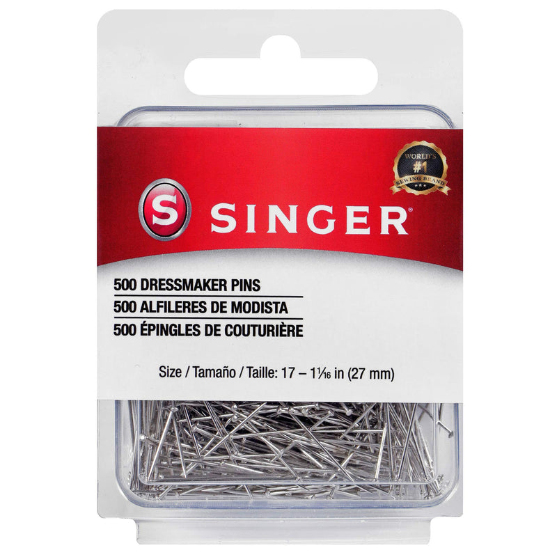 SINGER 00349 Dressmaker Pins, Size 17, 500-Count 1 - NewNest Australia