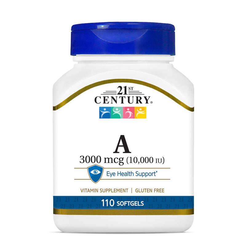21st Century A 10, 000 I.U. Softgels, 110 Count 1 - NewNest Australia