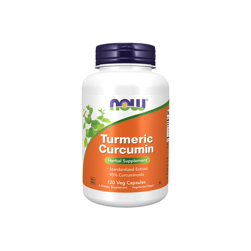 NOW Supplements, Curcumin, derived from Turmeric Root Extract, 120 Veg Capsules - NewNest Australia