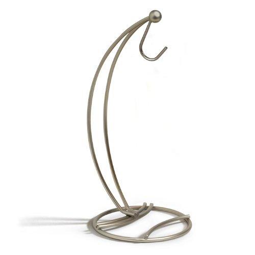 NewNest Australia - Spectrum Diversified Pantry Works Hanger Produce Saver Banana Holder & Kitchen Décor, Kitchen Countertop Fruit Tree & Hanging Fresh Food Storage, Satin Nickel 