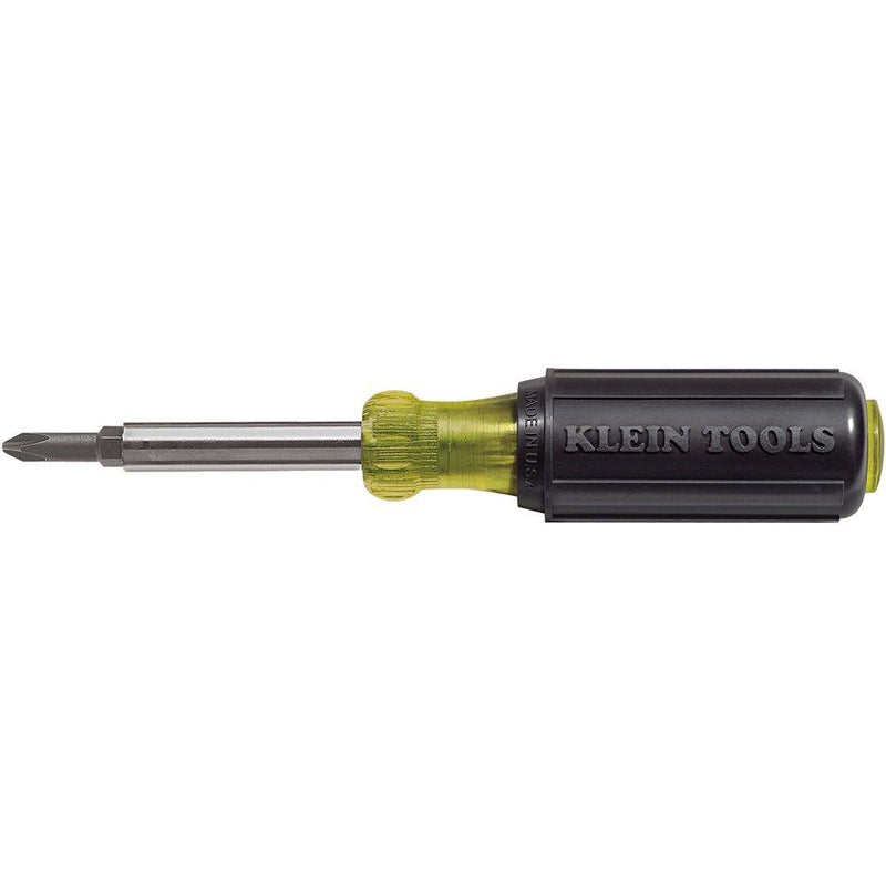 Klein Tools 32476 5-In-1 Multi-Bit Screwdriver / Nut Driver with 2 Slotted, 2 Philips, and 1 Nut Driver Tip - NewNest Australia