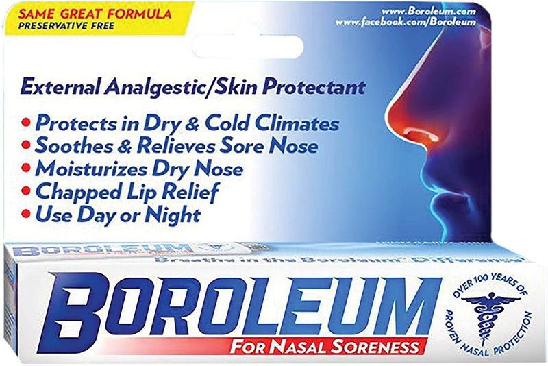 Boroleum for Nasal Soreness, 17 Grams, 3/5 Ounce Tube 0.6 Ounce (Pack of 1) - NewNest Australia