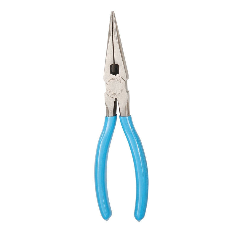 Channellock 317 8-Inch Long Nose Plier with Side Cutter | Needle Nose Pliers with Knife and Anvil - Style Side Cutter | Crosshatch Jaw Forged from High Carbon Steel for Maximum Grip on Materials | Specially Coated for Rust Prevention | Comfort Grips - NewNest Australia
