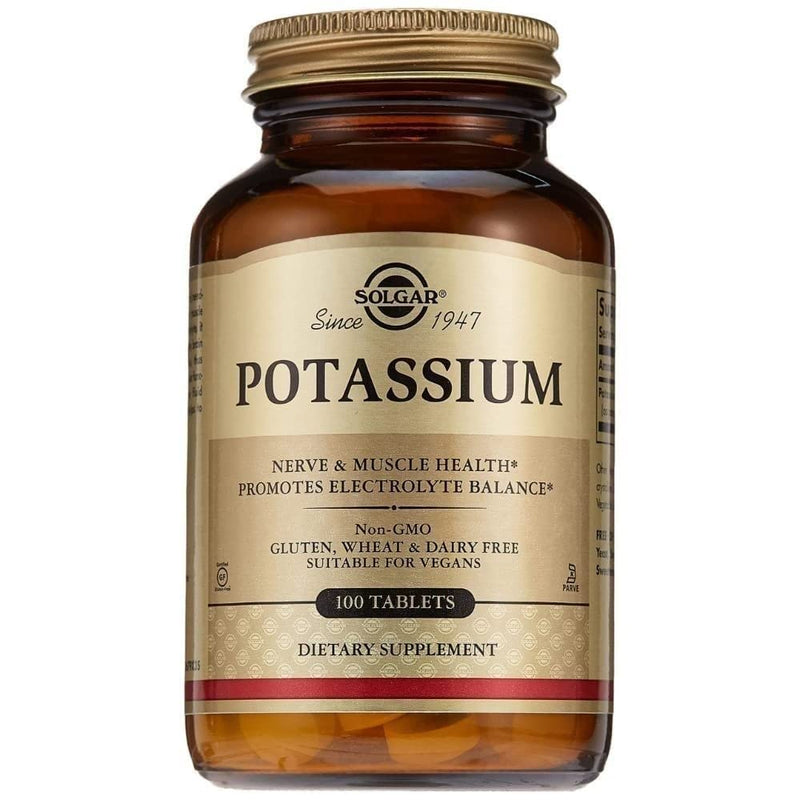 Solgar - Potassium, 100 Tablets 100 Count (Pack of 1) Standard Packaging - NewNest Australia