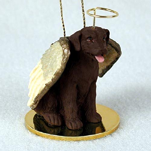 NewNest Australia - Labrador Retreiver Angel Dog Ornament - Chocolate 1 