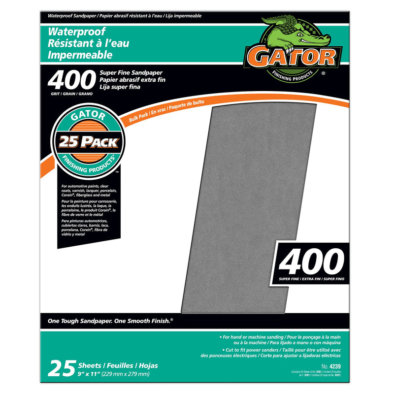 ALI INDUSTRIES 4239 9" x 11" Waterproof Sanding Sheets - NewNest Australia