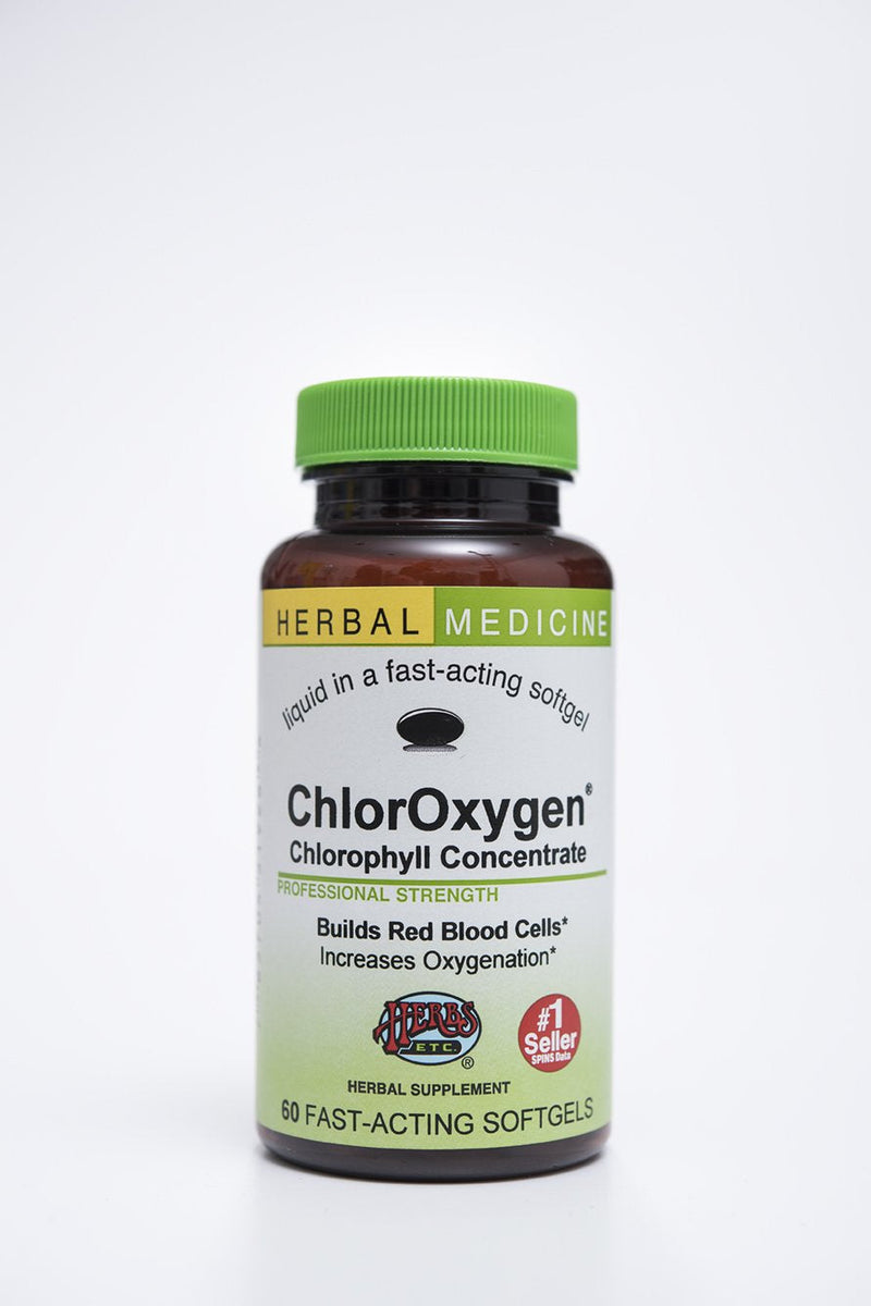 Chloroxygen® Chlorophyll Concentrate: 60-Count Bottle of Softgels - NewNest Australia
