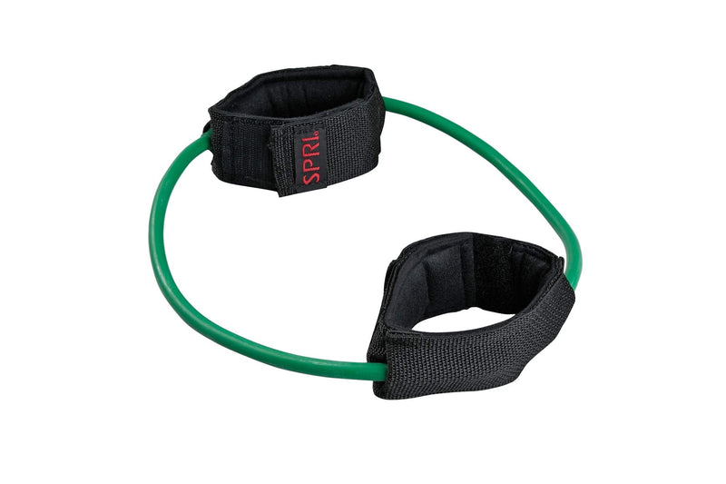 SPRI Xercuff Leg Resistance Band Exercise Cord with Non-Slip Padded Ankle Cuffs (All Bands Sold Separately) Green (Light) - NewNest Australia