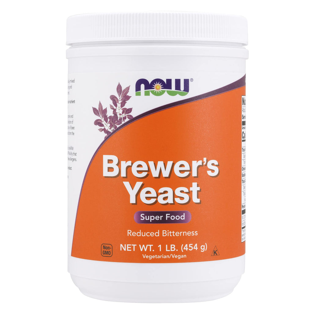 NOW Supplements, Brewer's Yeast Powder with naturally occurring Protein and B-Vitamins, 1-Pound - NewNest Australia