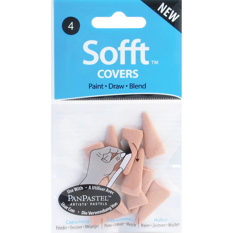 Sofft Tool 62004 No. 4 Pointed Sponge Covers Pack of 10 for PanPastel Artist Painting Pastels - NewNest Australia