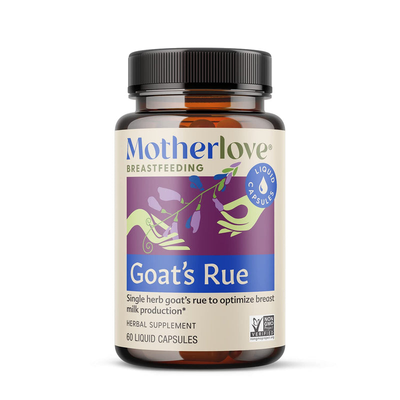 Motherlove Goat’s Rue (60 Liquid caps) Lactation Supplement for Breast Tissue Development & Breast Milk Supply Optimization 60 Count (Pack of 1) - NewNest Australia