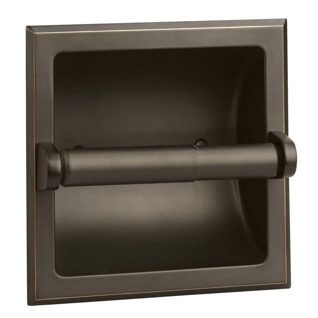 Design House 539254 Millbridge Bath Accessories, Recessed Toilet Paper Holder, Oil Rubbed Bronze - NewNest Australia