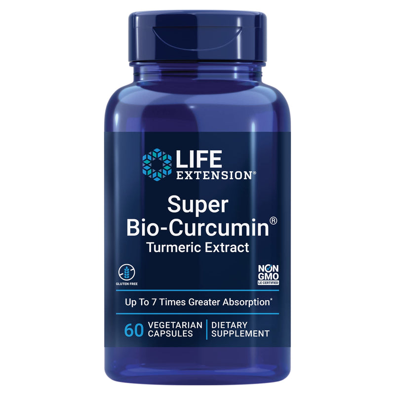 Life Extension Super Bio-Curcumin Turmeric Extract – Highly-Absorbable Curcumin for Whole-Body Health Support – Gluten-Free, Non-GMO, Vegetarian – 60 Vegetarian Capsules With BCM-95 - NewNest Australia