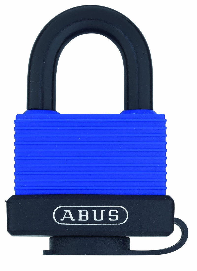 ABUS 70IB/45 KD Solid Brass Weatherproof Padlock Keyed Different with Stainless Steel Shackle, Blue 1 Pack - NewNest Australia