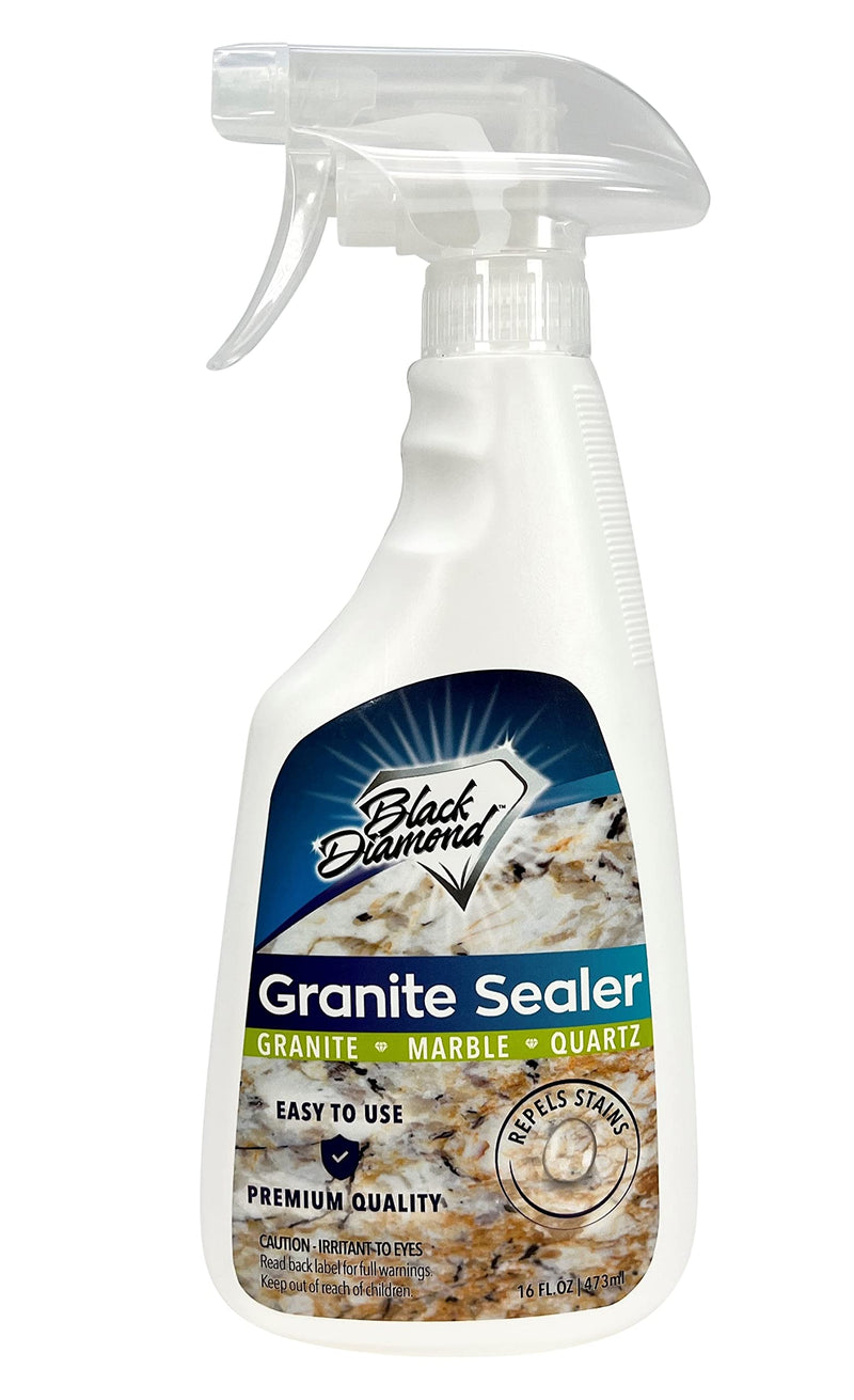 Black Diamond Stoneworks Granite Sealer: Seals and Protects, Granite, Marble, Travertine, Limestone and Concrete Counter Tops. Works Great On Grout, Fireplaces and Patios. 1 Pint - NewNest Australia
