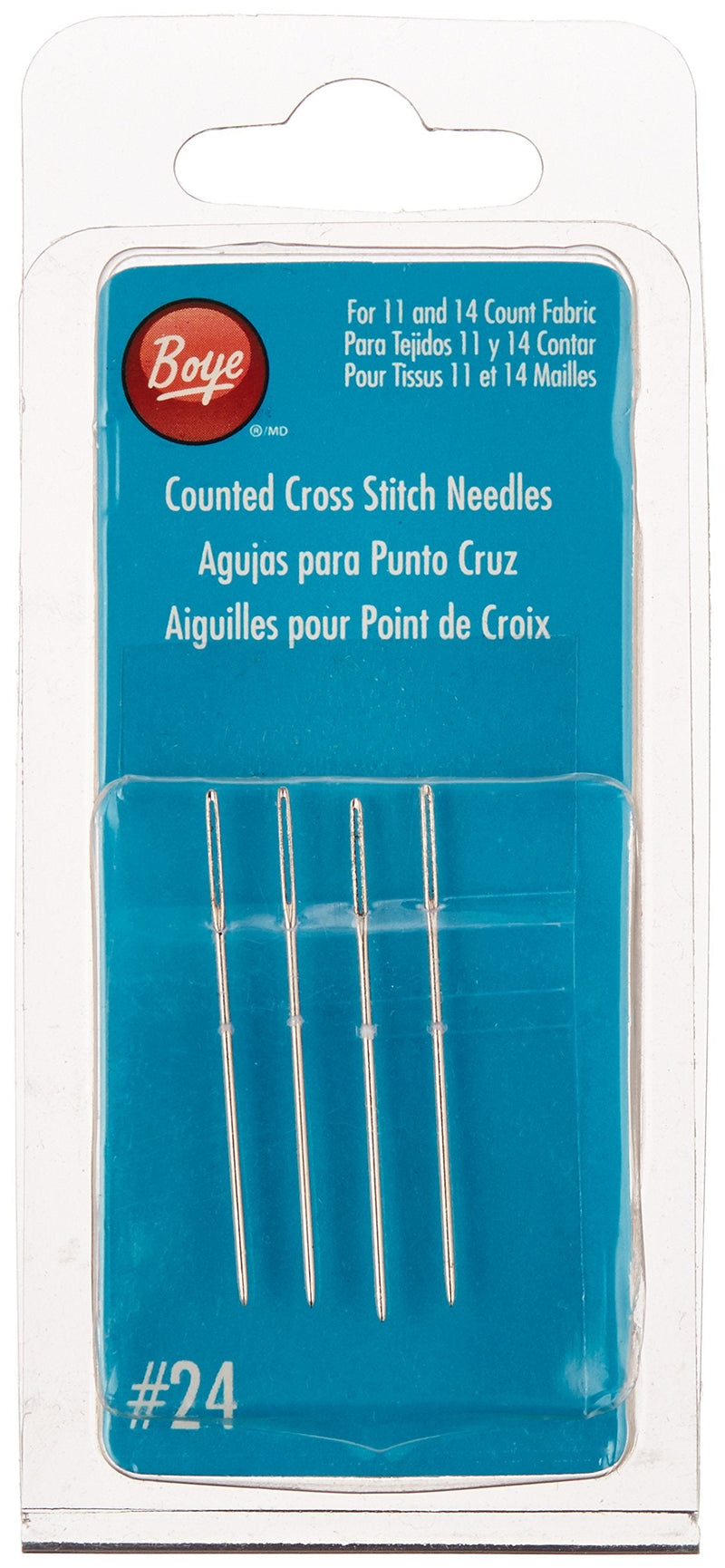 Boye Cross Stitch Hand Needles-Size 24 4/Pkg (3507503000M) - NewNest Australia