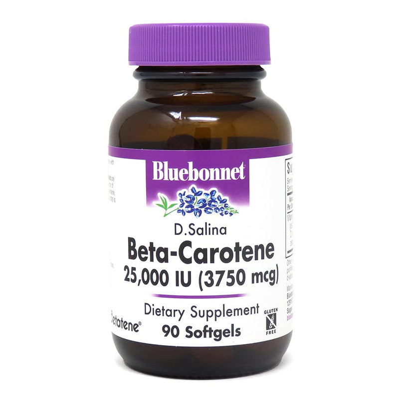 BlueBonnet Mixed Beta-Carotene 25000 IU Soft Gels, Redish Brown, 90 Count - NewNest Australia