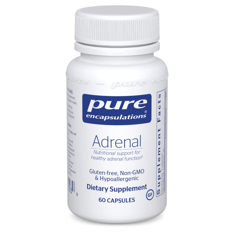 Pure Encapsulations Adrenal | Supplement to Support Healthy Cortisol Levels, Fatigue, Stress Moderation, and Adrenal Gland Function* | 60 Capsules - NewNest Australia