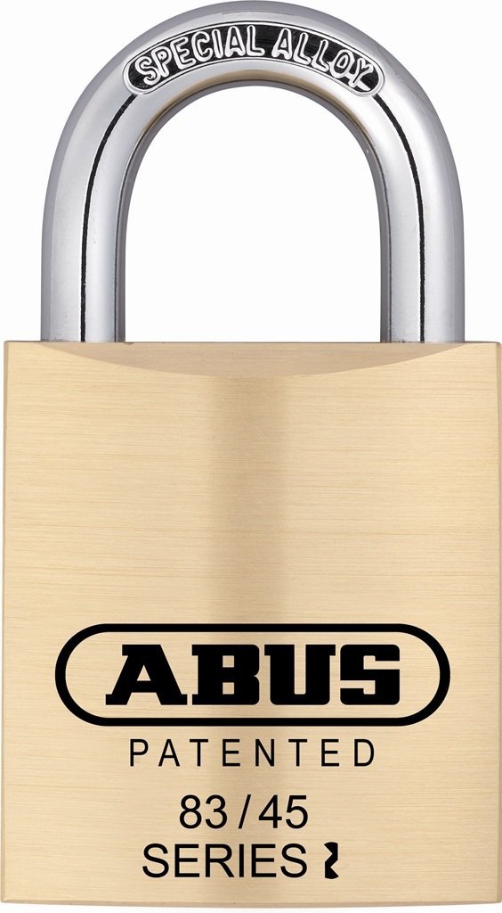 ABUS 83/45-300 S2 Schlage 45mm All Weather Solid Brass Rekeyable Padlock with 1" Shackle, Zero-Bitted - NewNest Australia