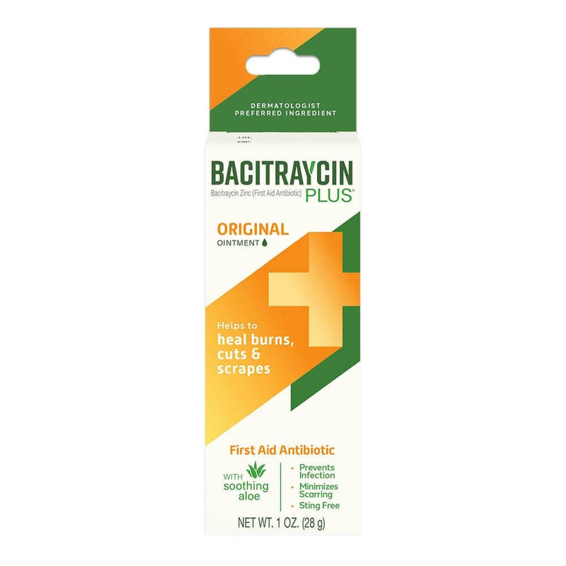 Bacitraycin Plus First Aid Antibiotic, Original, with Moisturizing Aloe, 1 oz. 1 Ounce (Pack of 1) - NewNest Australia