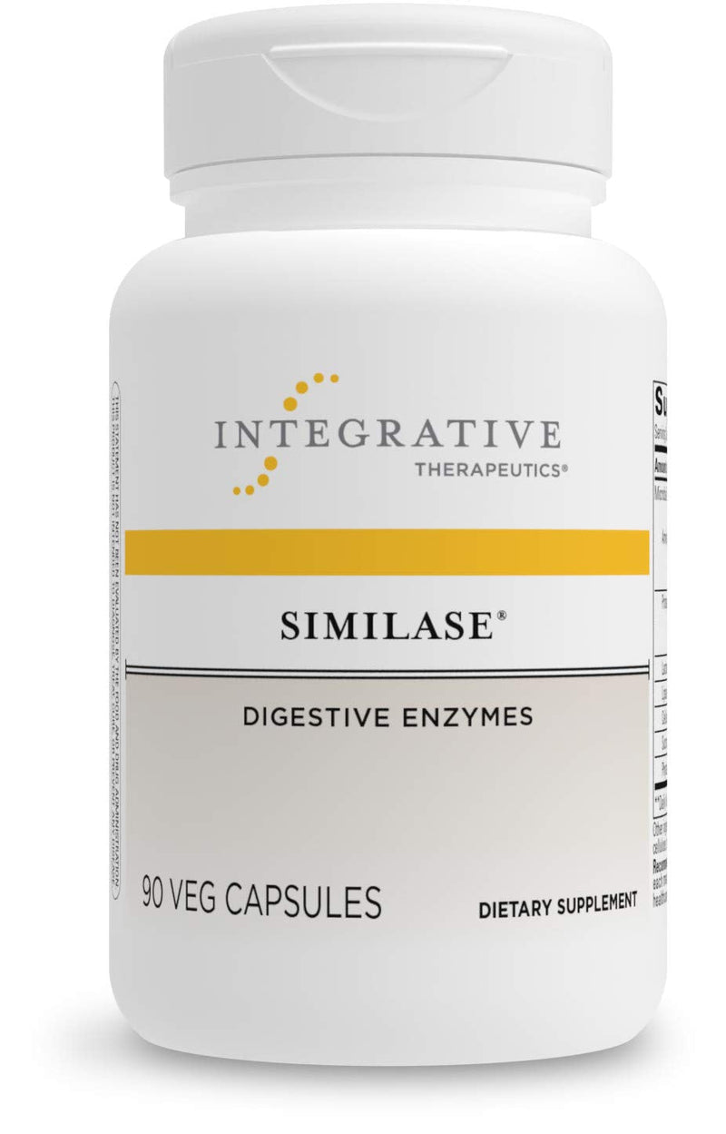 Integrative Therapeutics Similase - Physician Developed Digestive Enzymes - Supplement for Women and Men - Dairy Free - Vegan - 90 Capsules 90 Count (Pack of 1) - NewNest Australia