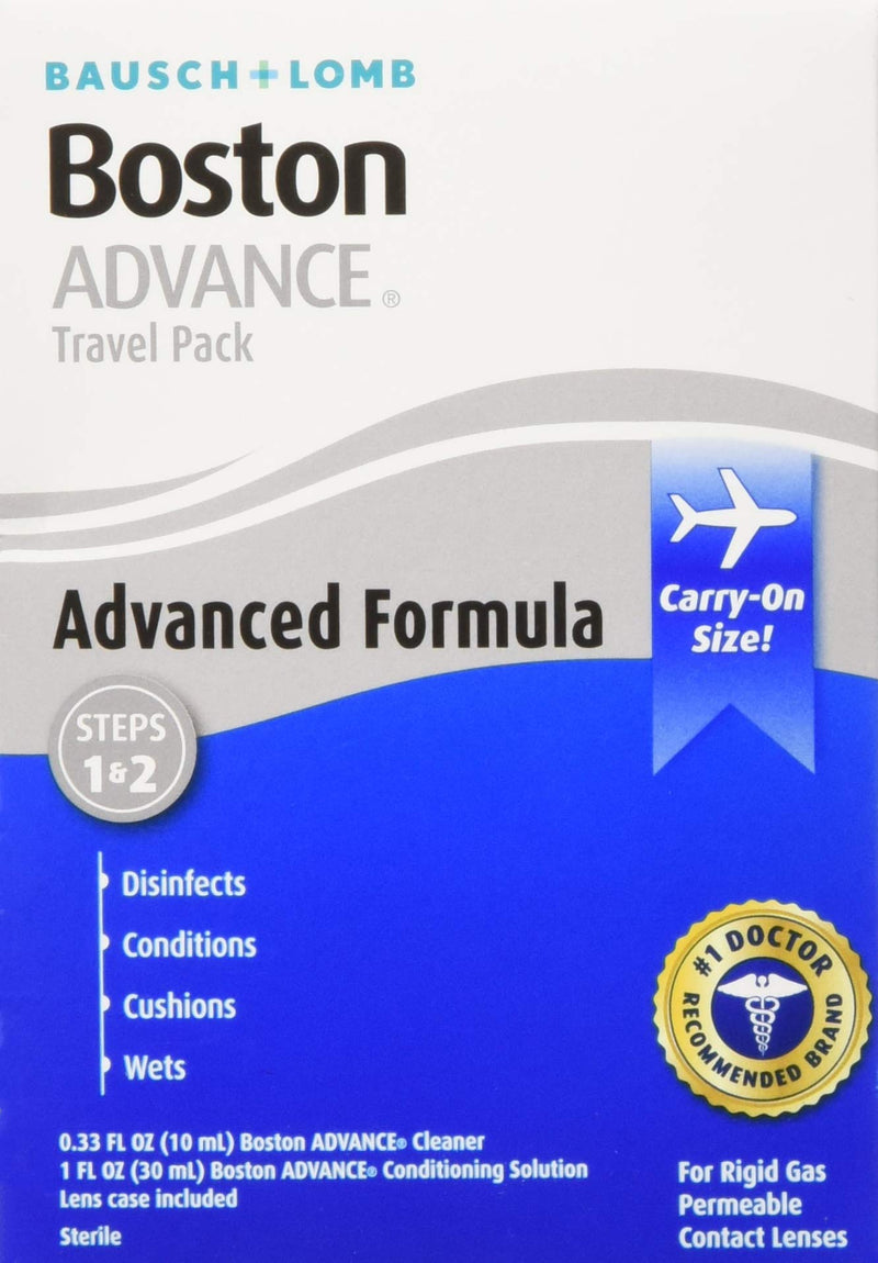 Bausch & Lomb Boston Advance Formula Travel Pack 1 Each, Combo 2 Piece Assortment Advance Travel Pack - NewNest Australia