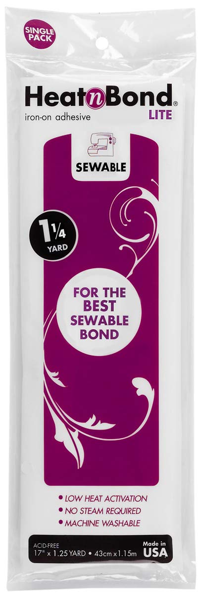 HeatnBond Lite Iron-On Adhesive, 17 Inches x 1.25 Yards (3522) - NewNest Australia