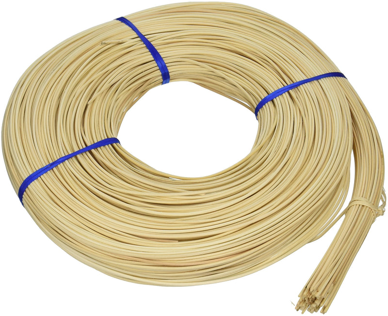 Commonwealth Basket Round Reed #3 2-1/4mm 1-Pound Coil, Approximately 750-Feet Approximately 750' - NewNest Australia