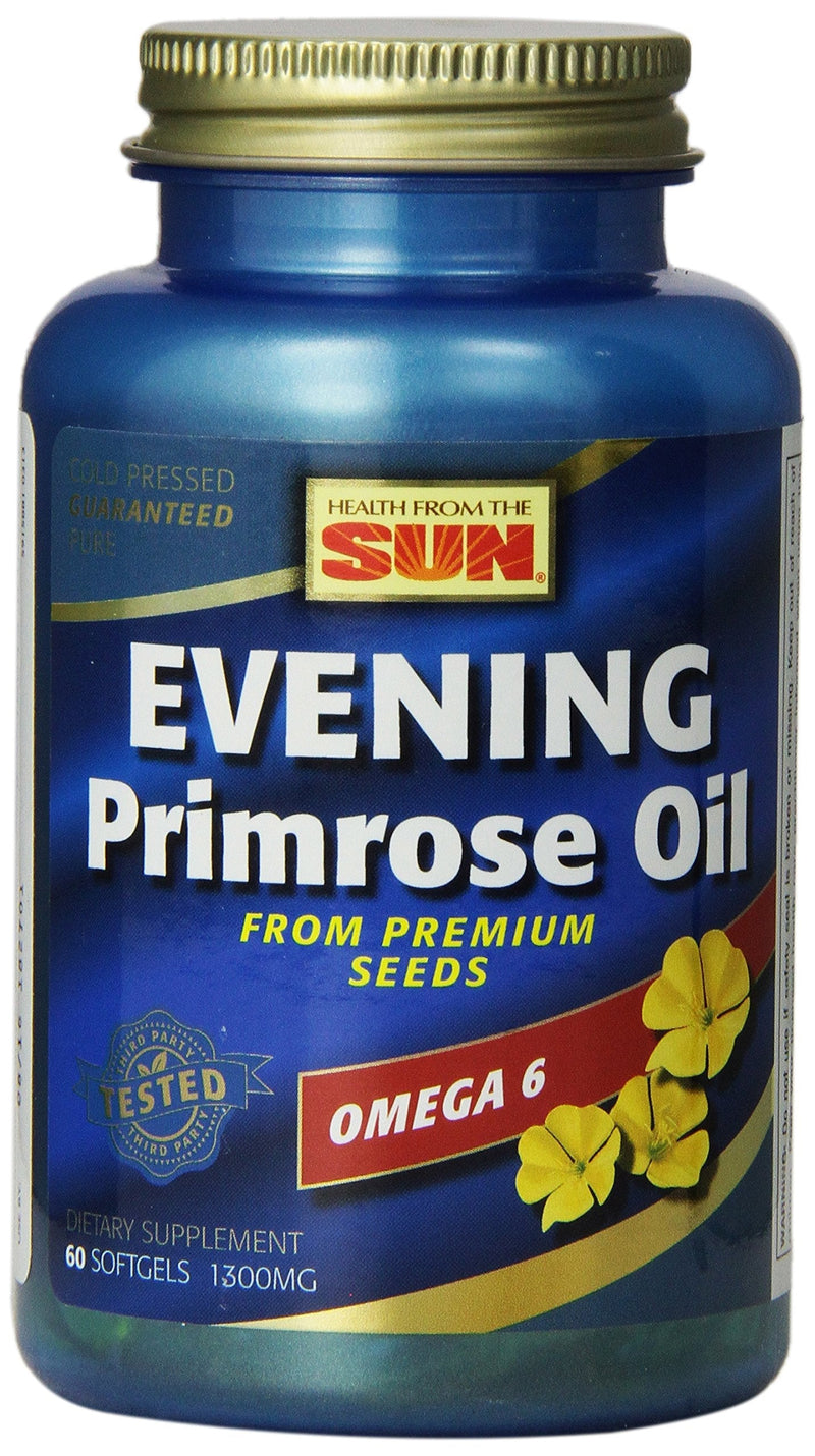 Nature's Life Evening Primrose Oil 1300 mg | PMS and Menopause Balance Support for Women | Skin Health | 60ct 60 Count (Pack of 1) - NewNest Australia