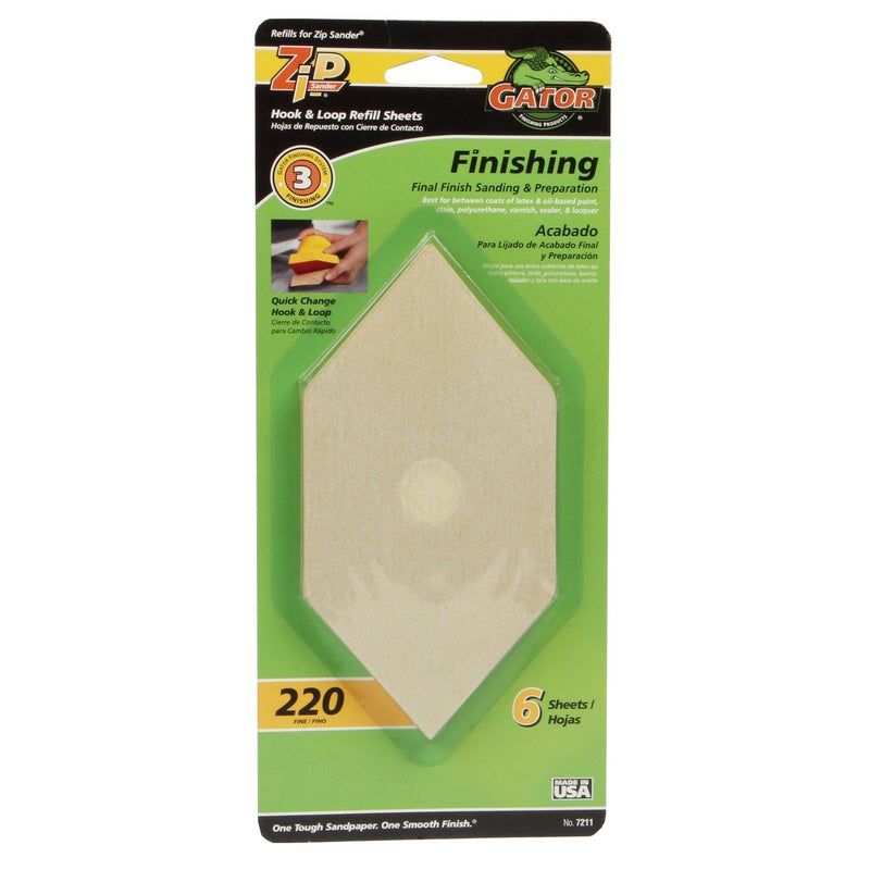 ALI INDUSTRIES 7211 220 Grit Sand Sheet, 6-Pack - NewNest Australia