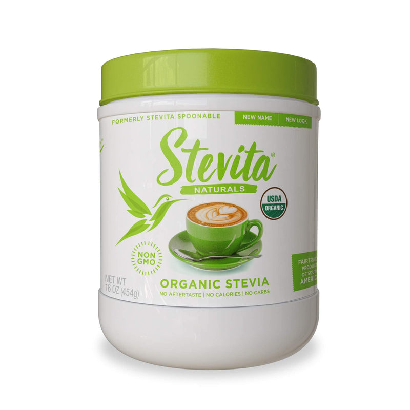 Stevita Organic Stevia - 16 oz - Stevia & Erythritol All-Natural Sweetener, No Calories - USDA Organic, Non-GMO, Vegan, Keto, Paleo, Gluten Free - 454 Servings 1 Pound (Pack of 1) - NewNest Australia