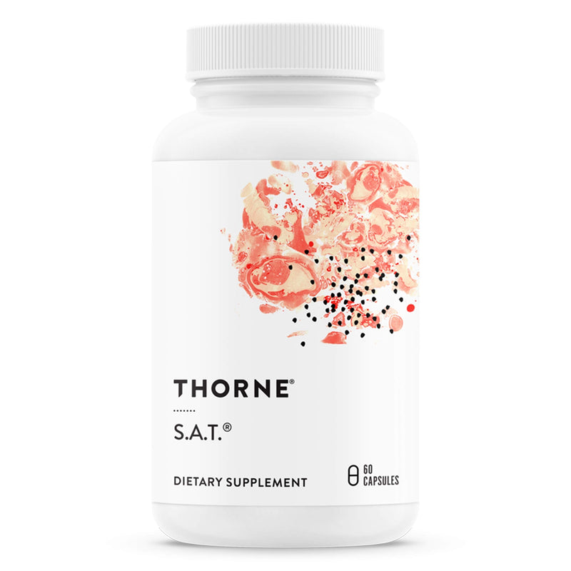 Thorne Research - S.A.T. - Silymarin, Artichoke, and Turmeric Extracts for Liver Support - 60 Capsules - NewNest Australia