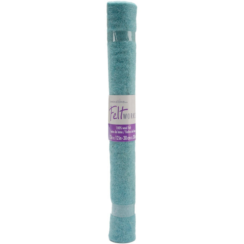 Dimensions Needle Felting Flat Felt Baby Blue Roll Wool, 12'' x 12''. - NewNest Australia