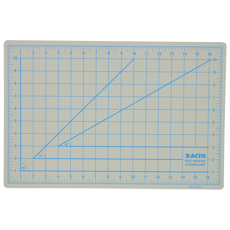 X-Acto X7761 Self-healing cutting mat, nonslip bottom, 1 grid, 12-Inch by 18-Inch board with 11-Inch by 17-Inch measuring surface, gray 12 x 18 - NewNest Australia