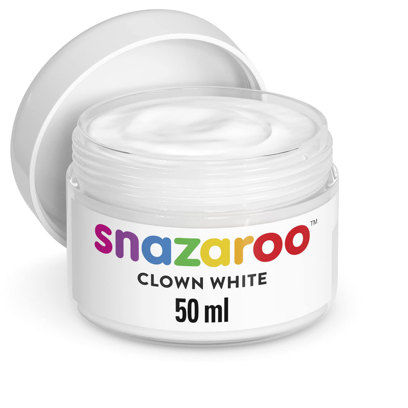 Snazaroo - 1198200 Face Paint Clown White, 50ml 1.69 Fl Oz (Pack of 1) - NewNest Australia
