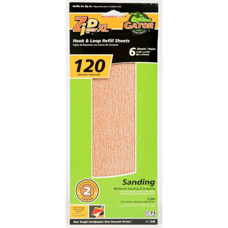ALI INDUSTRIES 7245 120 Grit Sand Sheet, 6-Pack - NewNest Australia