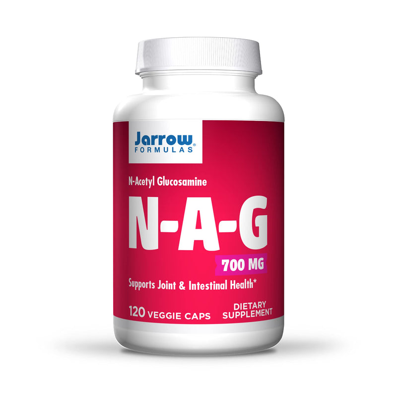 Jarrow Formulas N-A-G 700 mg - 120 Veggie Caps - N-Acetyl Glucosamine - Versatile Form of Glucosamine - Supports Joint & Intestinal Health - Up to 120 Servings - NewNest Australia
