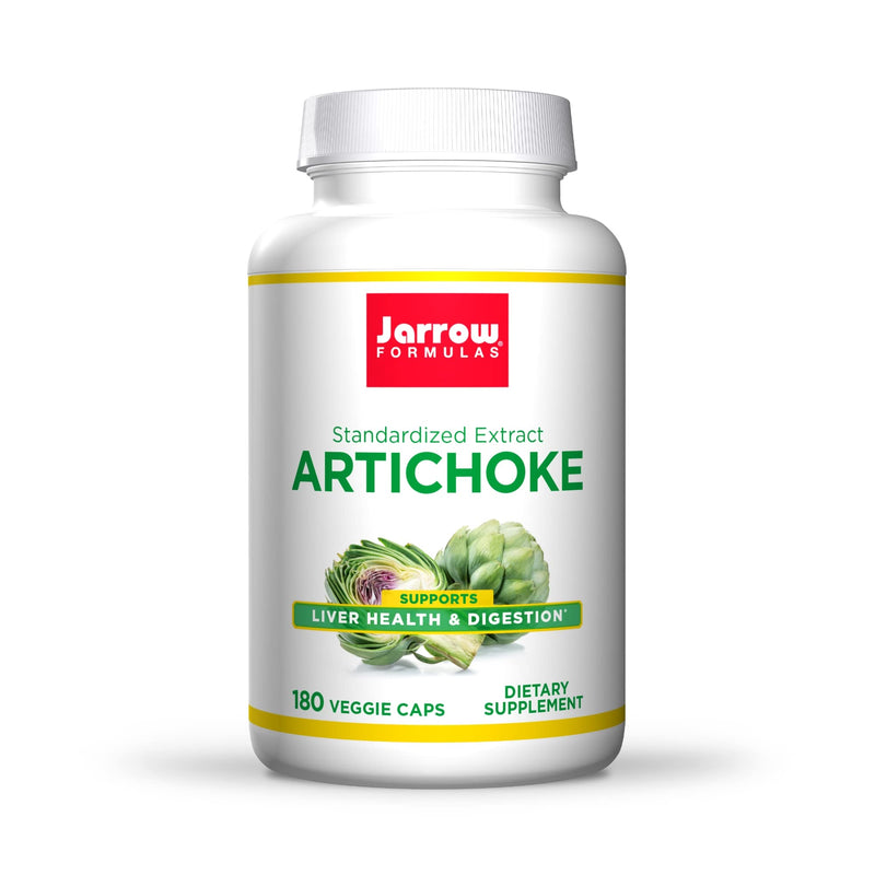 Jarrow Formulas Artichoke 500 mg - 180 Capsules - Standardized Extract - Supports Liver Health & Digestion - White 180 Servings - NewNest Australia