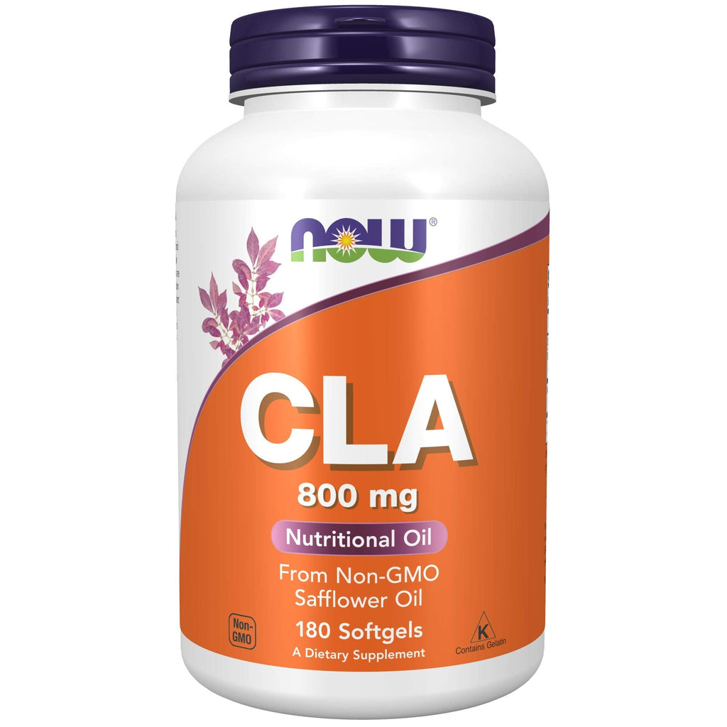 NOW Supplements, CLA (Conjugated Linoleic Acid) 800 mg, Nutritional Oil, 180 Softgels - NewNest Australia