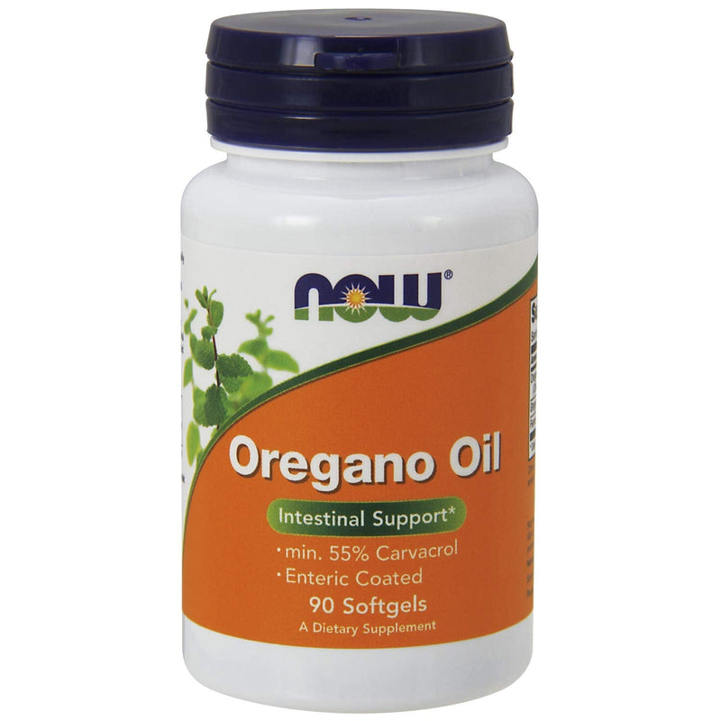 NOW Supplements Oregano Oil with Ginger and Fennel Oil Enteric Coated, 90 Softgels 90 Count (Pack of 1) - NewNest Australia