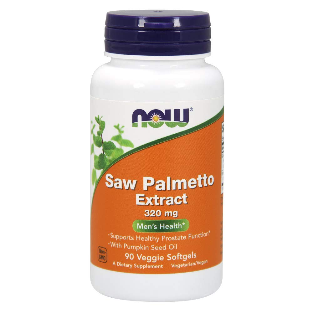 NOW Supplements, Saw Palmetto Extract 320 mg with Pumpkin Seed Oil, Men's Health*, 90 Veg Softgels - NewNest Australia