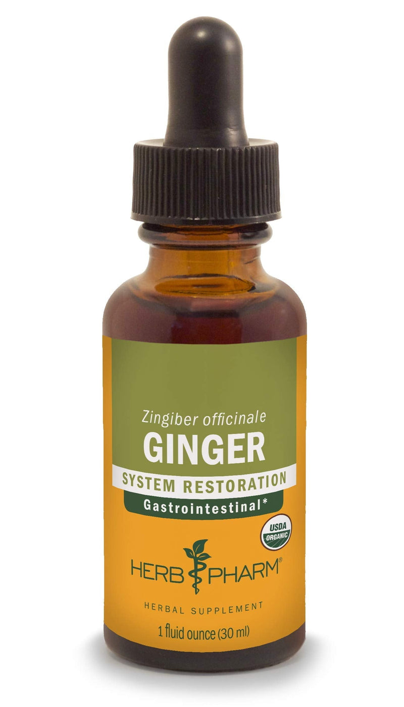 Herb Pharm Certified Organic Ginger Liquid Extract for Digestive Support - 1 Ounce 1 Fl Oz (Pack of 1) - NewNest Australia