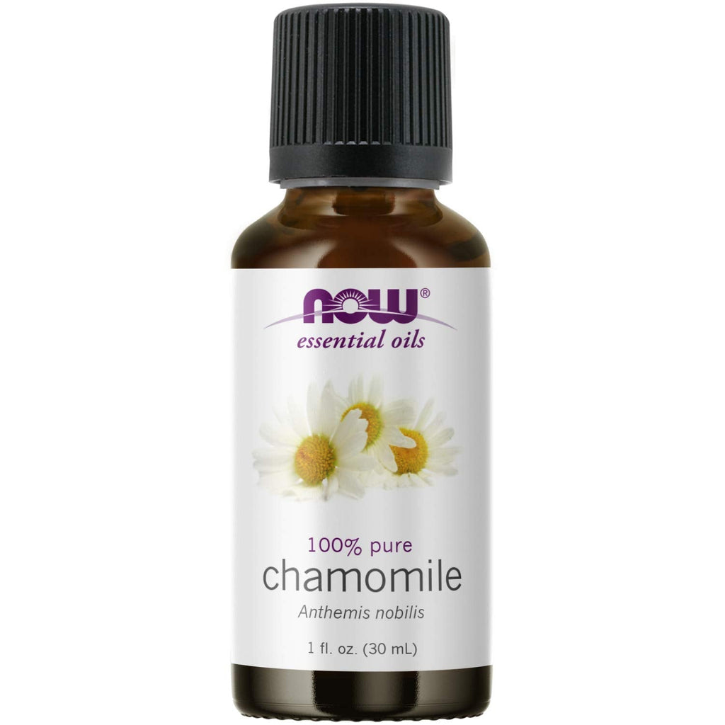 NOW Essential Oils, Chamomile Oil, Delightful Aromatherapy Scent, Steam Distilled, 100% Pure, Vegan, Child Resistant Cap, 1-Ounce 1 Fl Oz (Pack of 1) - NewNest Australia