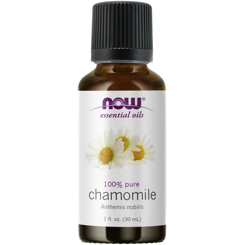 NOW Essential Oils, Chamomile Oil, Delightful Aromatherapy Scent, Steam Distilled, 100% Pure, Vegan, Child Resistant Cap, 1-Ounce 1 Fl Oz (Pack of 1) - NewNest Australia