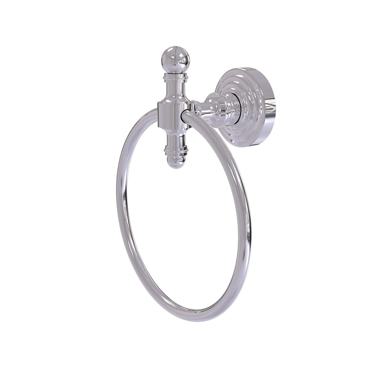 Allied Brass RW-16 Retro Wave Collection Towel Ring, Polished Chrome - NewNest Australia