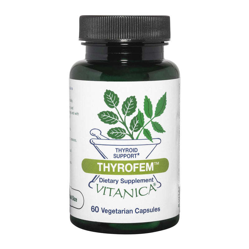 Vitanica ThyroFem, Thyroid Gland Support, Vegan/Vegetarian, 60 Capsules - NewNest Australia