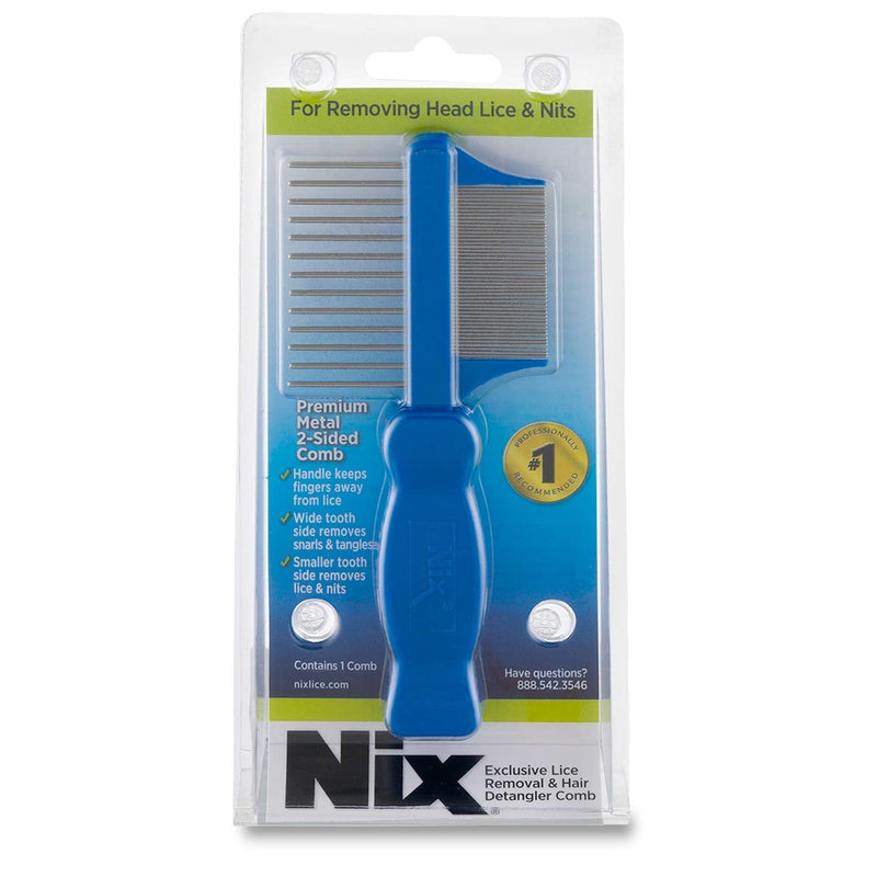 Nix Premium 2-Sided Metal Lice Removal Comb Family Pack - NewNest Australia