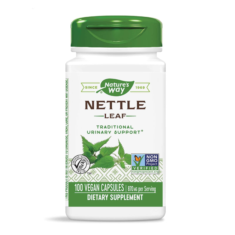 Nature's Way Nettle Leaf, 870 mg per serving, TRU-ID Certified, Non-GMO Project, 100 Capsules - NewNest Australia