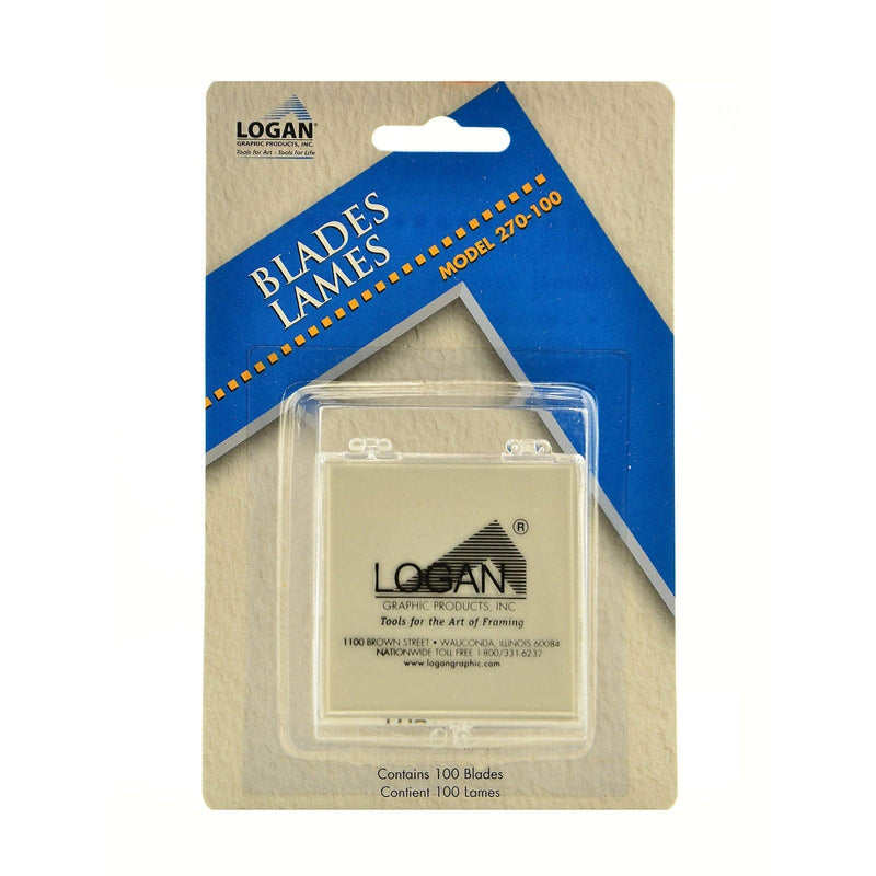 Logan Graphic Products, Inc. Mat Cutter Replacement Blades, 100-Pack (ANL270-100) - NewNest Australia