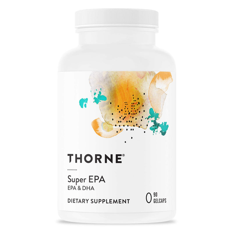 Thorne Research - Super EPA - Concentrated Omega-3 Fatty Acid Supplement - EPA and DHA - 90 Gelcaps - NewNest Australia